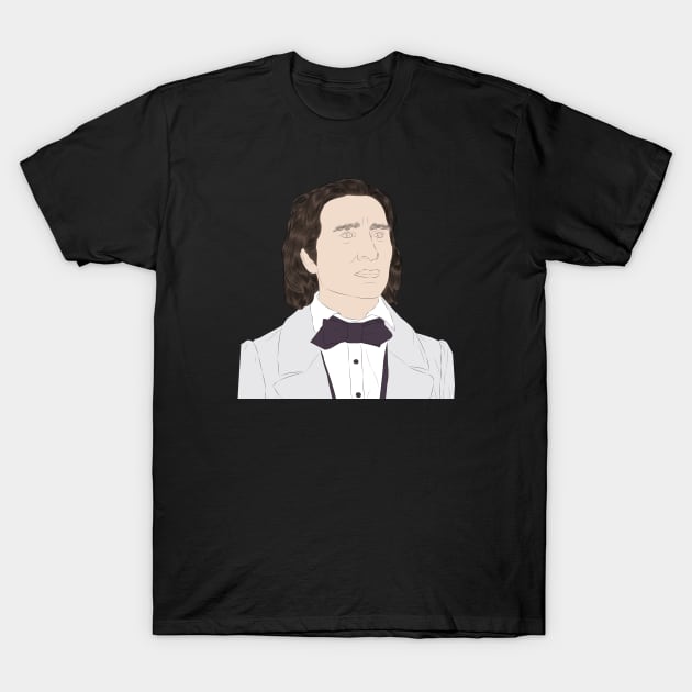 Franz Liszt - Portrait T-Shirt by LiLian-Kaff